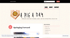 Desktop Screenshot of pieadaygiveaway.com